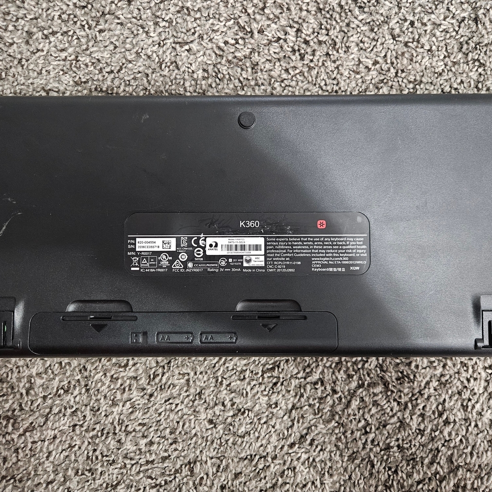 Logitech Black Wireless Keyboard - Picture 2 of 2